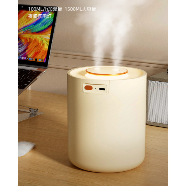 大容量雙噴加濕器 水氧機 香氛機 加濕機 缺水斷電 靜音加濕器 霧化機 空氣凈化 桌面加濕器 水氧機薰香機-細節圖8