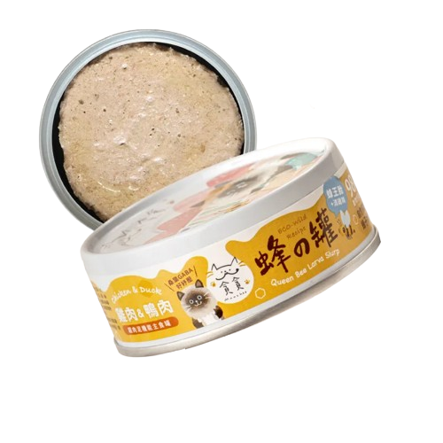 貪貪 蜂王胎超肉泥機能主食罐 貓罐 貓主食罐 高適口性 高蛋白 低碳水 蜂之罐主食貓罐 蜂之罐超肉泥-規格圖5
