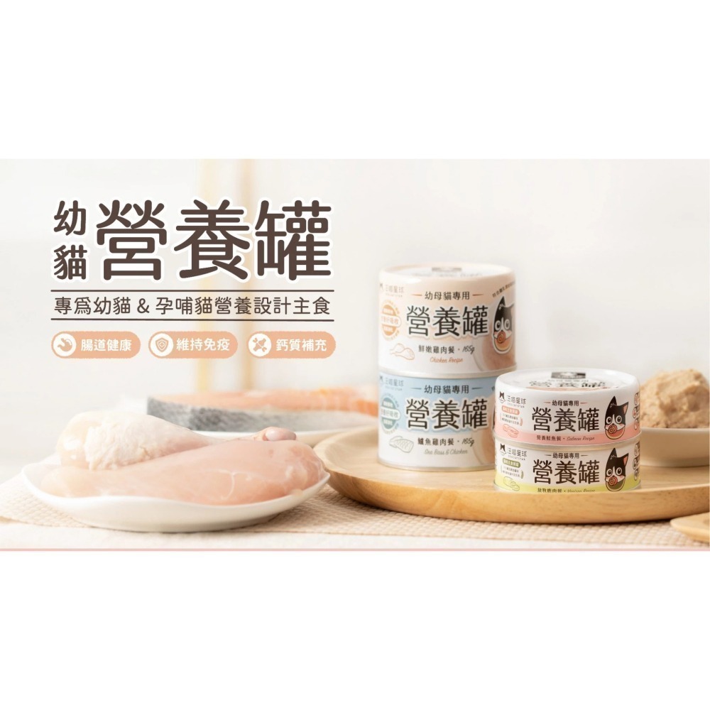 【汪喵星球】營養罐｜幼母貓無膠營養主食罐  幼貓罐 幼貓 貓主食 無膠 貓罐 80g&165g&55g 迷你早餐罐-細節圖7