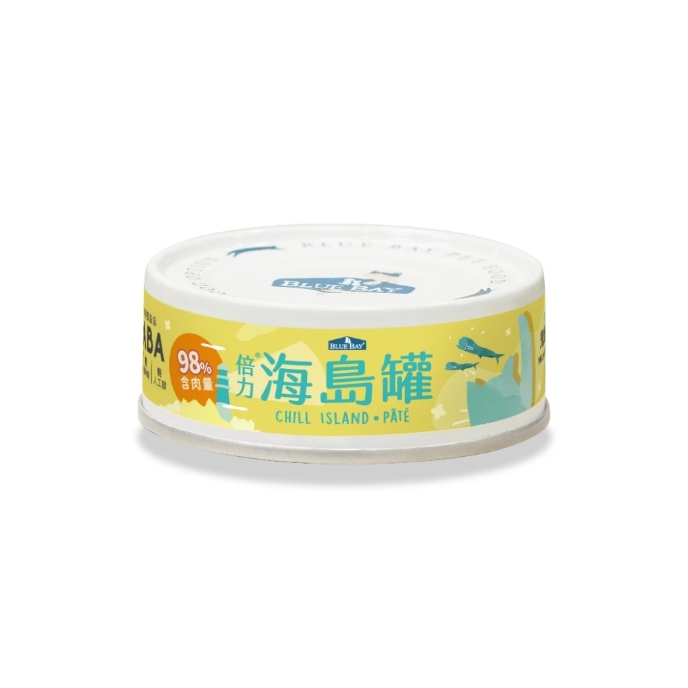 BLUEBAY 倍力海島主食罐 貓罐 貓咪主食罐 主食罐 罐頭 海島貓罐 倍力 幼母貓 成貓 80克-規格圖3