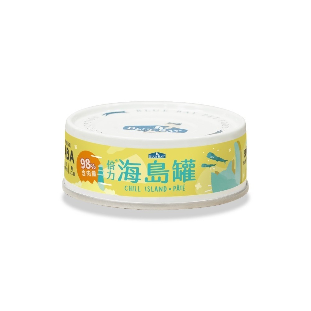 BLUEBAY 倍力海島主食罐 貓罐 貓咪主食罐 罐頭 海島貓罐 倍力 幼母貓 成貓 80克 (效期26/11出清)-規格圖3