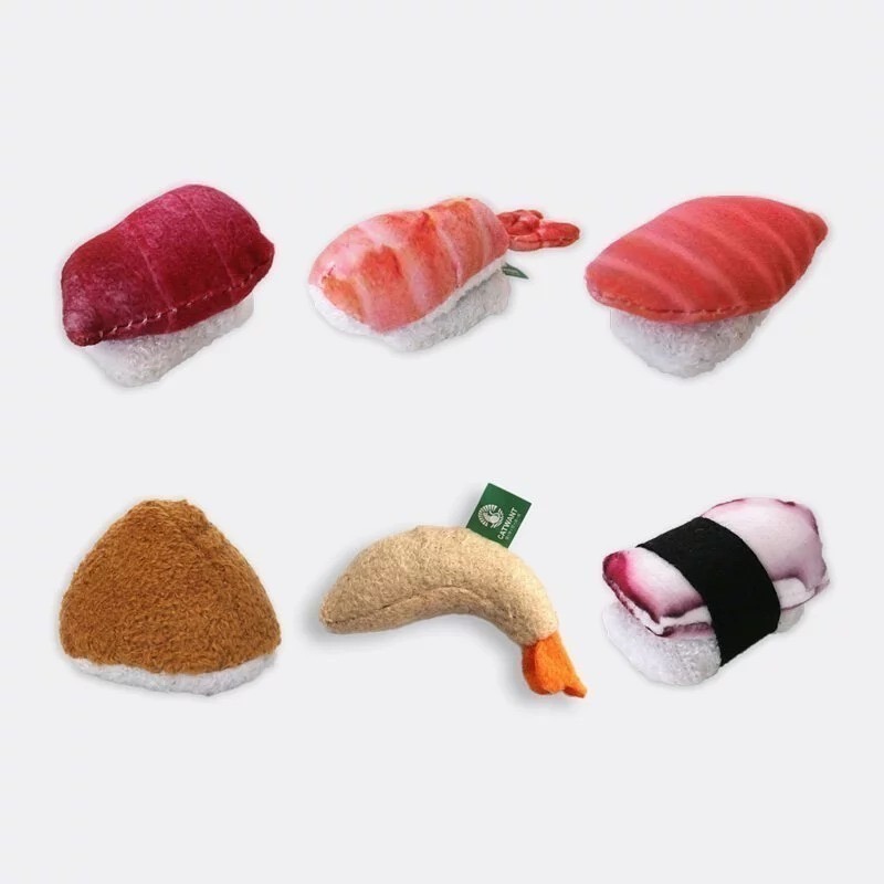 【貓咪旺農場】綜合壽司（貓薄荷／木天蓼填充）14入/8入組裝（內容物隨機出貨）貓壽司-細節圖4