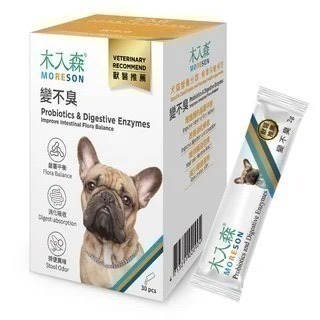 【木入森】 犬寶變不臭 狗狗益生菌 60億好菌+綜合酵素+膳食纖維 維持狗消化道機能-細節圖3