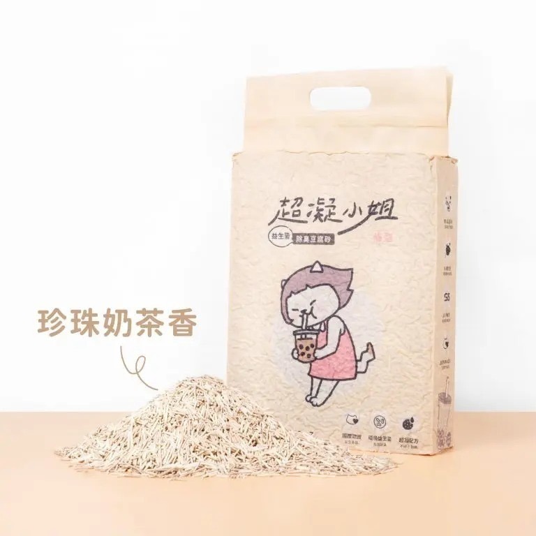 超凝小姐｜益生菌除臭豆腐砂（7L）【綜合口味】多組可選 貓砂 豆腐砂 可沖馬桶 快速凝結 低粉塵 香氛除臭-規格圖7