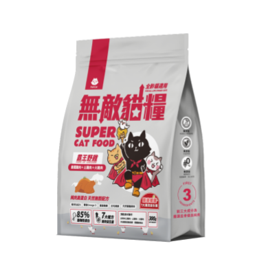 【ParkCat 貓樂園】無敵貓糧 鮮雞蜂王乳 霸王野雞｜1kg/2kg/6kg｜無穀 低碳 飼料 貓飼料 貓糧 小顆粒-規格圖3