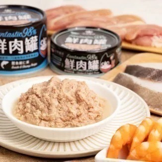 【汪喵星球】貓咪98%鮮肉無膠主食罐 單罐80g&165g 貓罐 貓主食 無膠 全口味-細節圖2