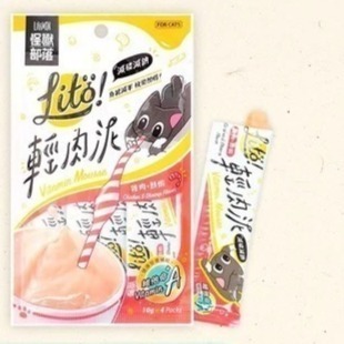 【怪獸部落LitoMon】LITÖ! 輕肉泥（10G×4條） 寵物零食 貓零食 狗零食 肉泥 (效期26/06出清)-規格圖3