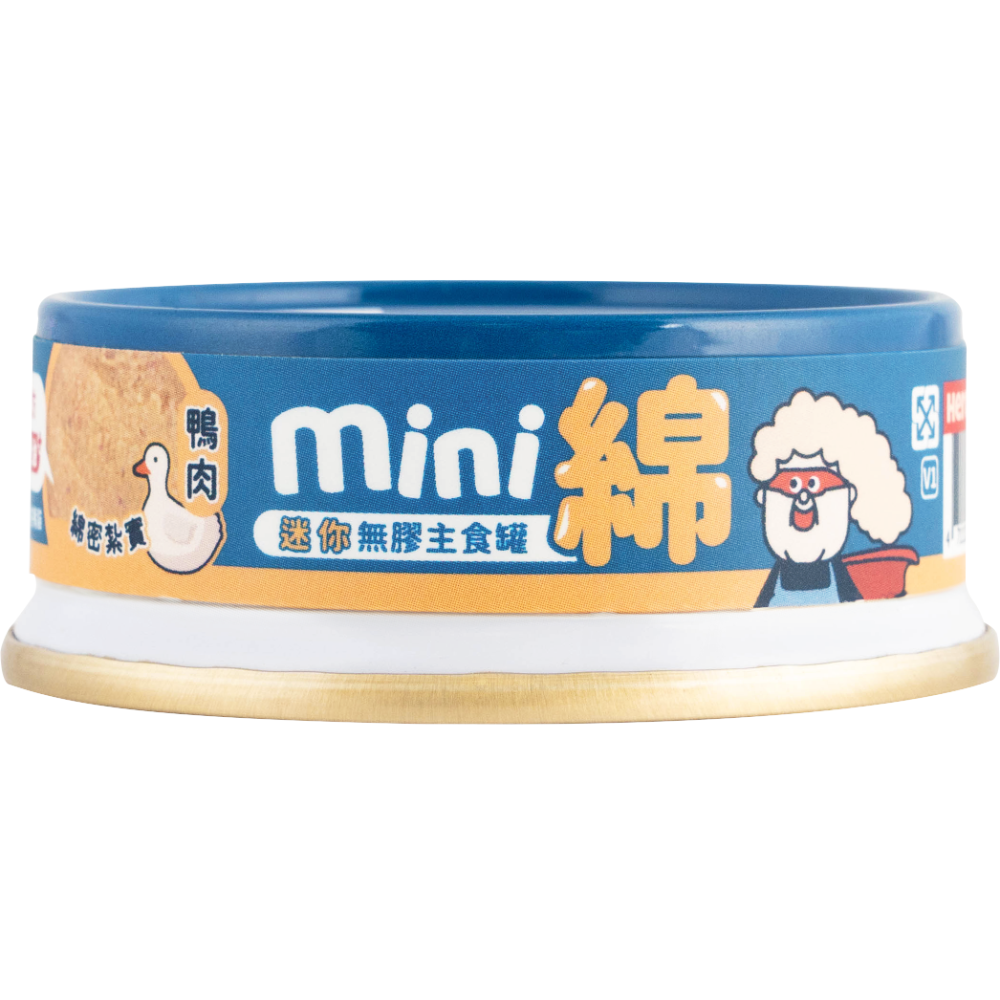 【HeroMama英雄媽媽】貓用無膠迷你主食罐 55g 單罐 貓罐 貓主食 無膠罐頭-規格圖1