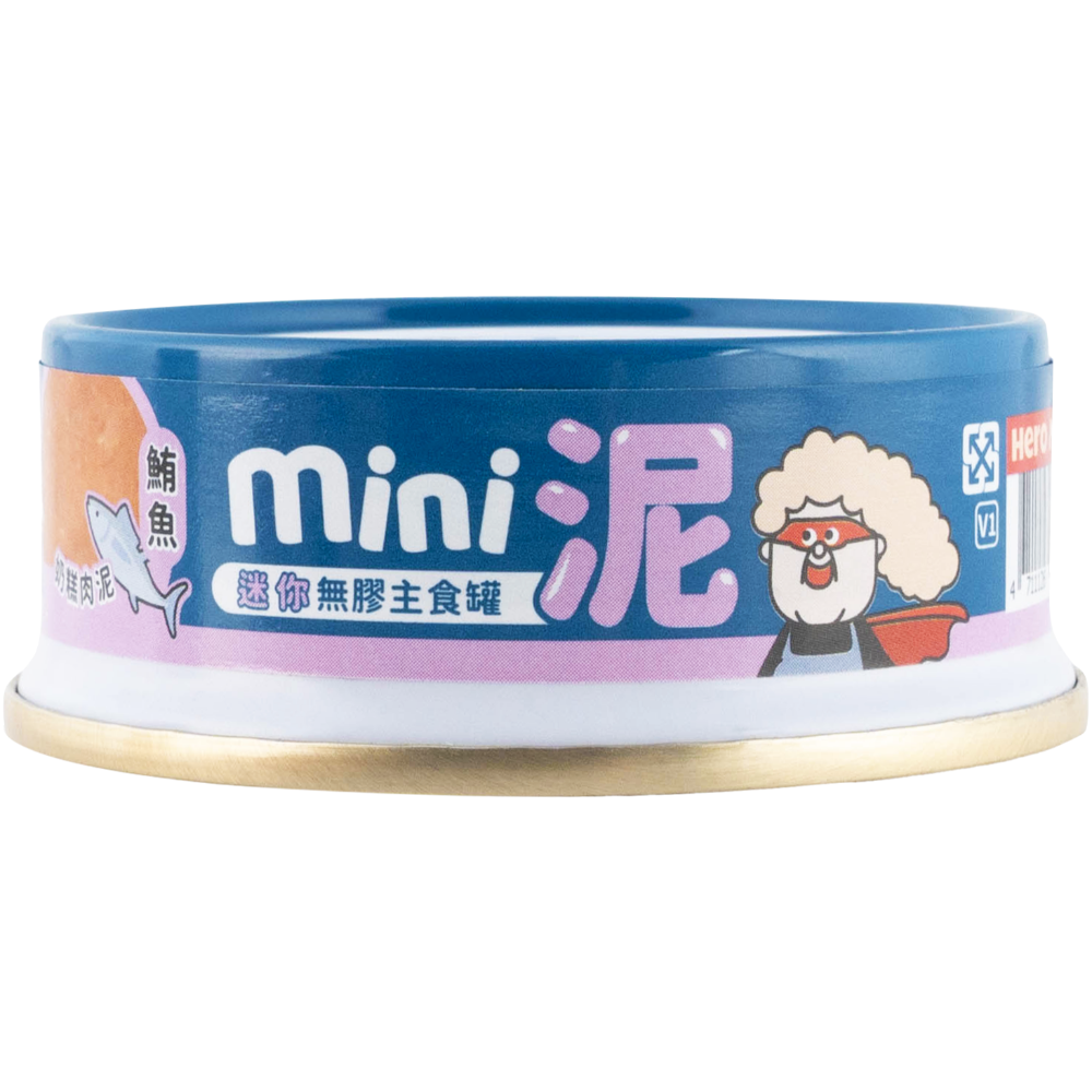 【HeroMama英雄媽媽】貓用無膠迷你主食罐 55g 單罐 貓罐 貓主食 無膠罐頭-規格圖1