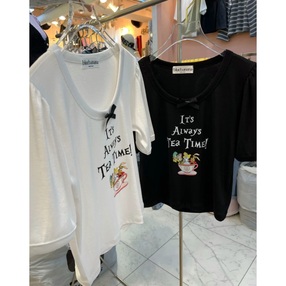 正韓新品-Alice卡通圖案T-細節圖2