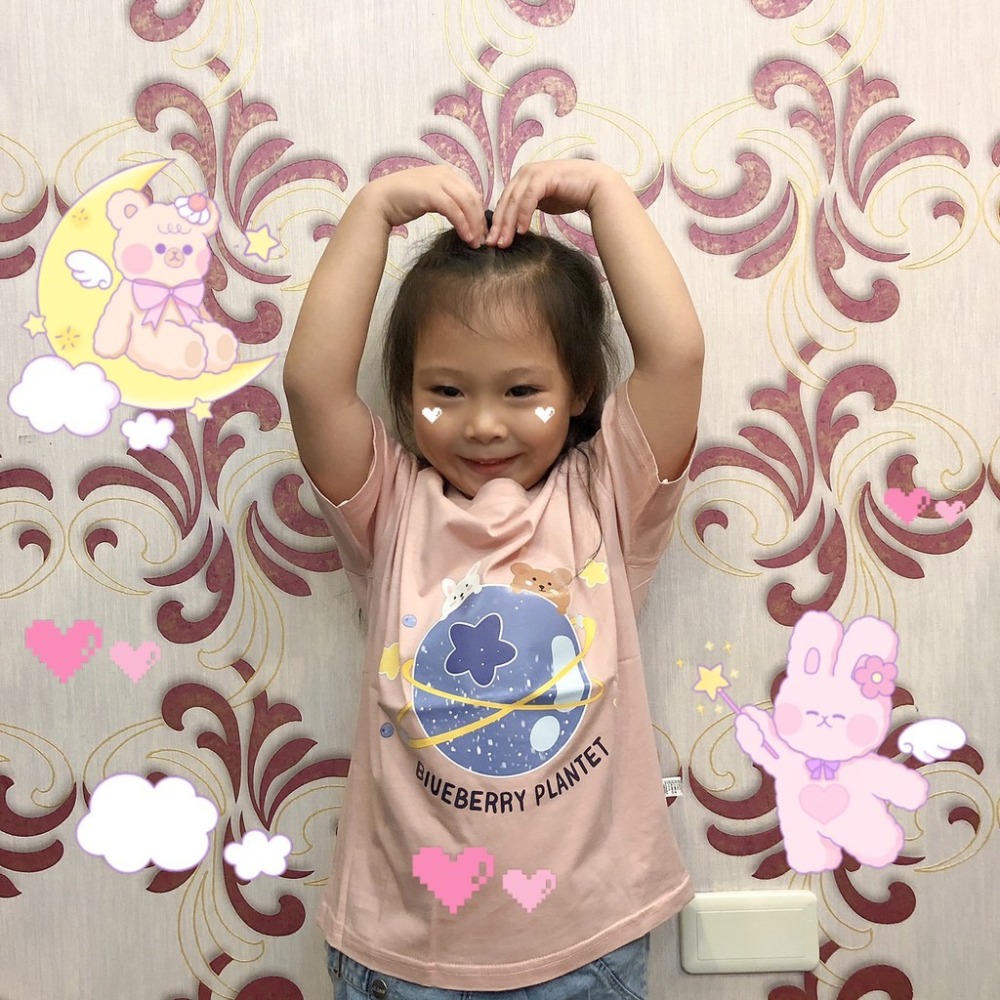 現貨❤️可愛卡通純棉 兒童短Ｔ 男童女童圓領 純棉上衣大童童裝 休閒短袖T  夏季休閒卡通T 兒童童裝上衣 男女童上-細節圖6