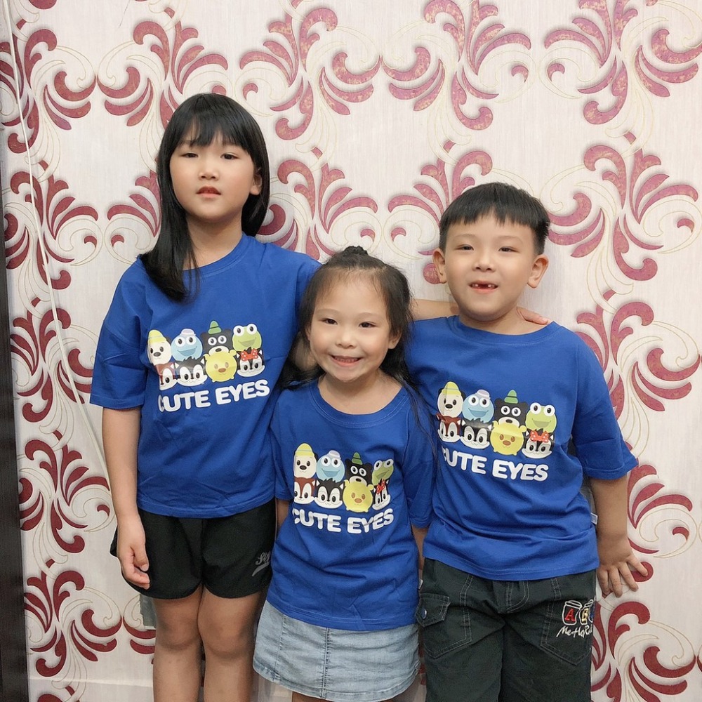 現貨❤️可愛卡通純棉 兒童短Ｔ 男童女童圓領 純棉上衣大童童裝 休閒短袖T  夏季休閒卡通T 兒童童裝上衣 男女童上-細節圖9