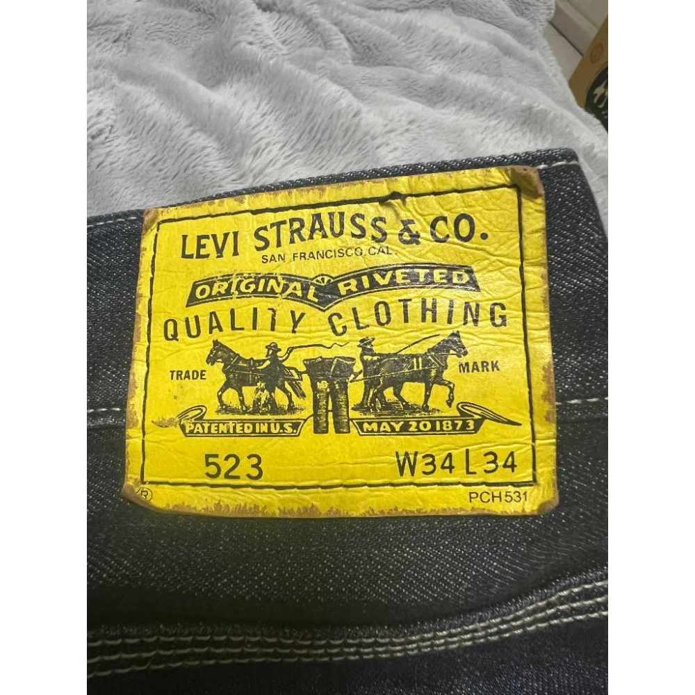 Levis 523 牛仔褲 straight W34 L34 八成五新-細節圖4