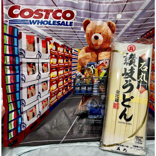 COSTCO 好市多 日本進口石丸讚岐細烏龍麵 一包3入