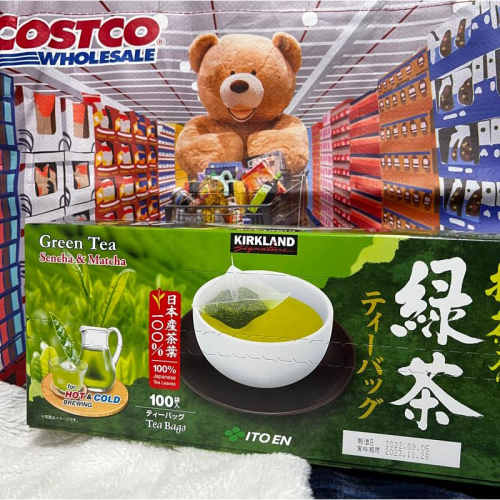 COSTCO 好市多 科克蘭日本綠茶包 100包入