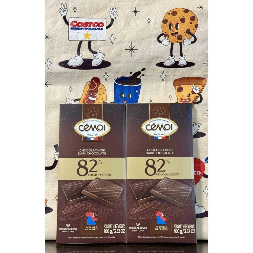 COSTCO 好市多 CÉMOI 82%黑巧克力 100公克-細節圖3