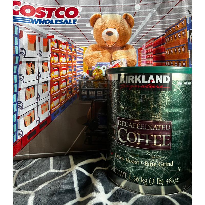 costco 好市多  KIRKLAND 科克蘭 哥倫比亞濾泡式咖啡粉  減咖啡因深焙濾泡式咖啡 1.36公斤-細節圖2