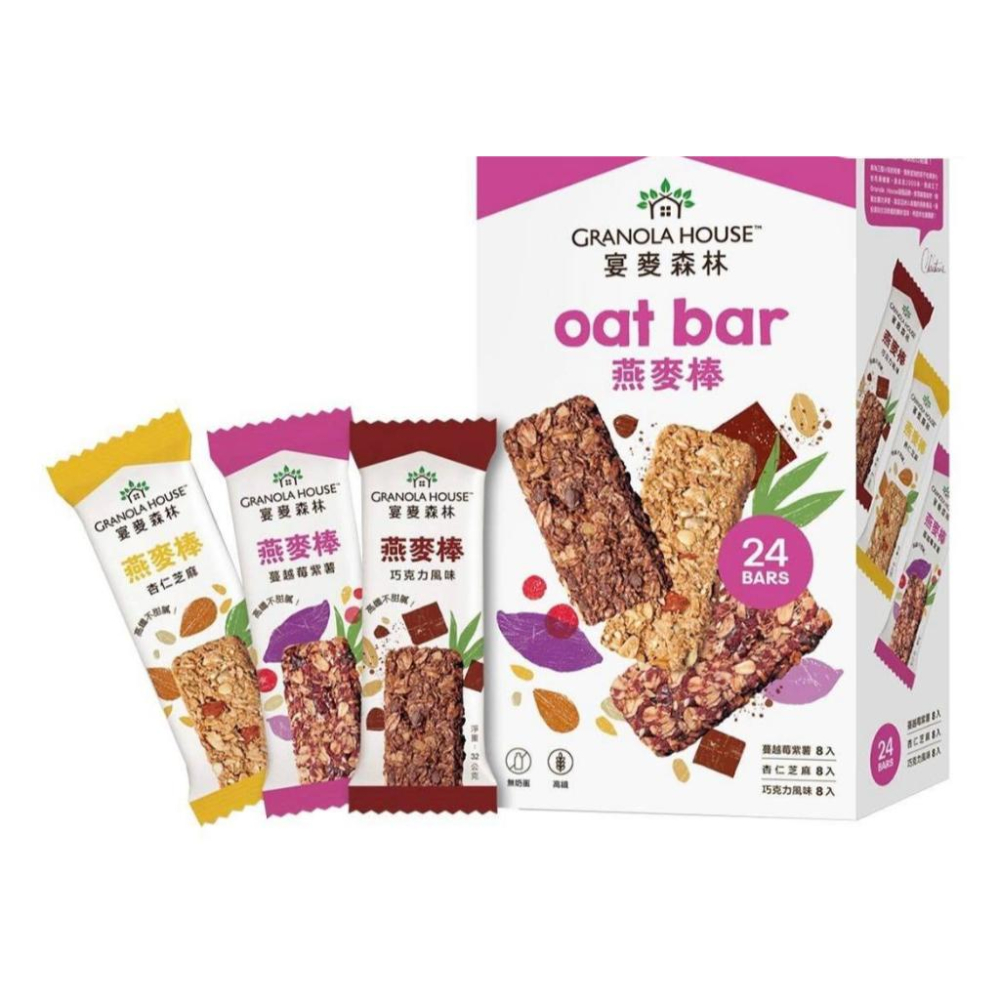 costco 好市多 Granola House 綜合纖脆 燕麥棒 32公克 X 24條-細節圖3