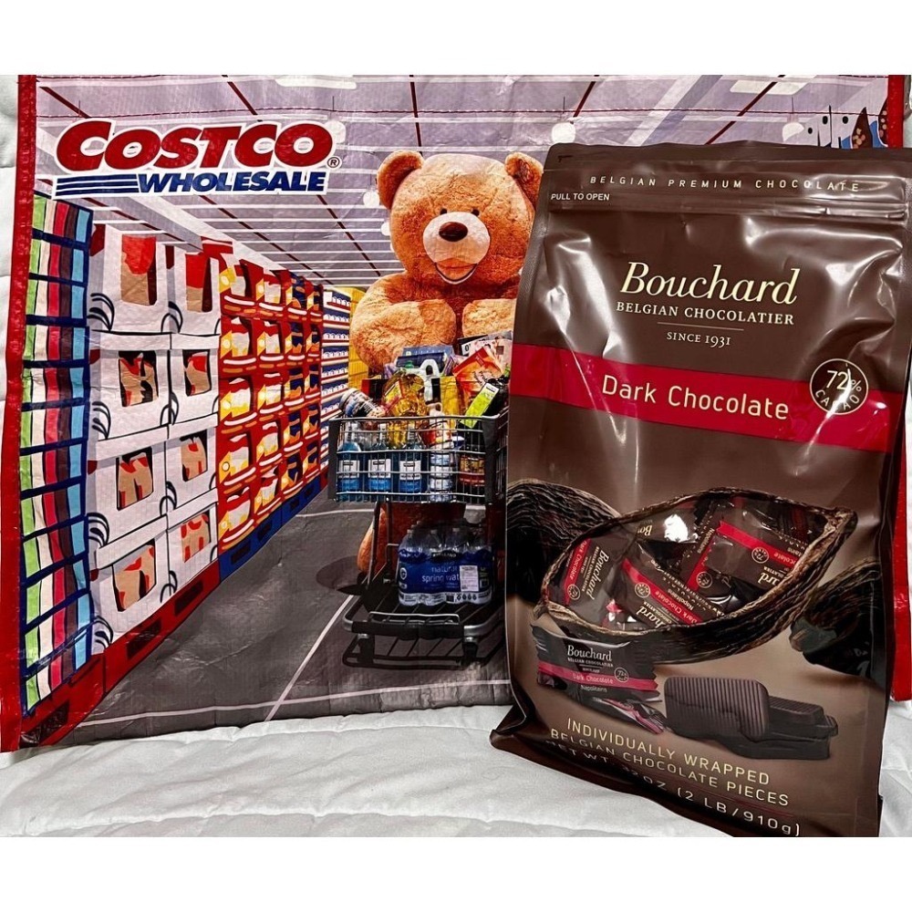 COSTCO  好市多 Bouchard 72% 黑巧克力 Swiss Delice 72% 黑巧克力 綜合三角