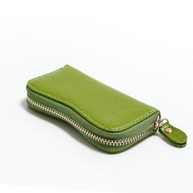 [EMZo大象-配件] CHENSON 男女 多功能汽車拉鍊鑰匙包 男女 綠-細節圖3