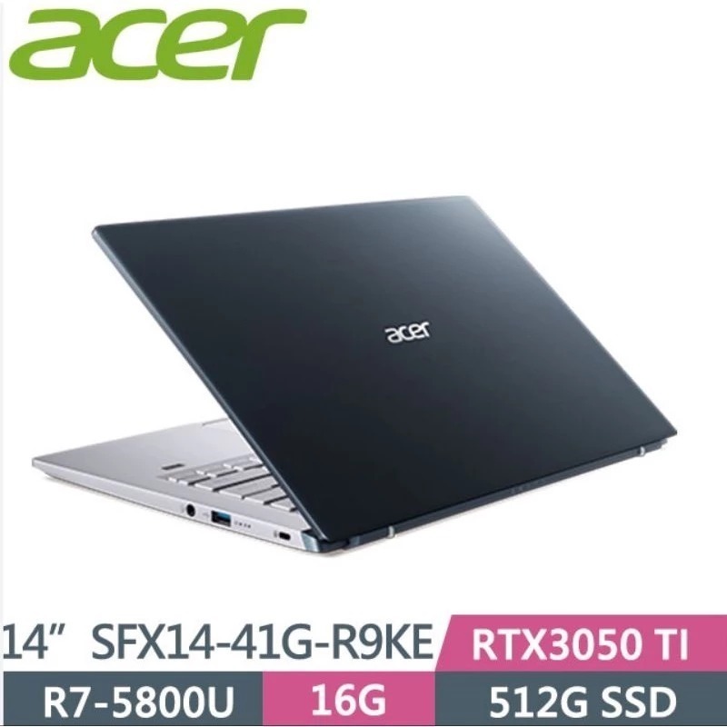 Acer Swift X 14 輕薄高效能筆電-細節圖2