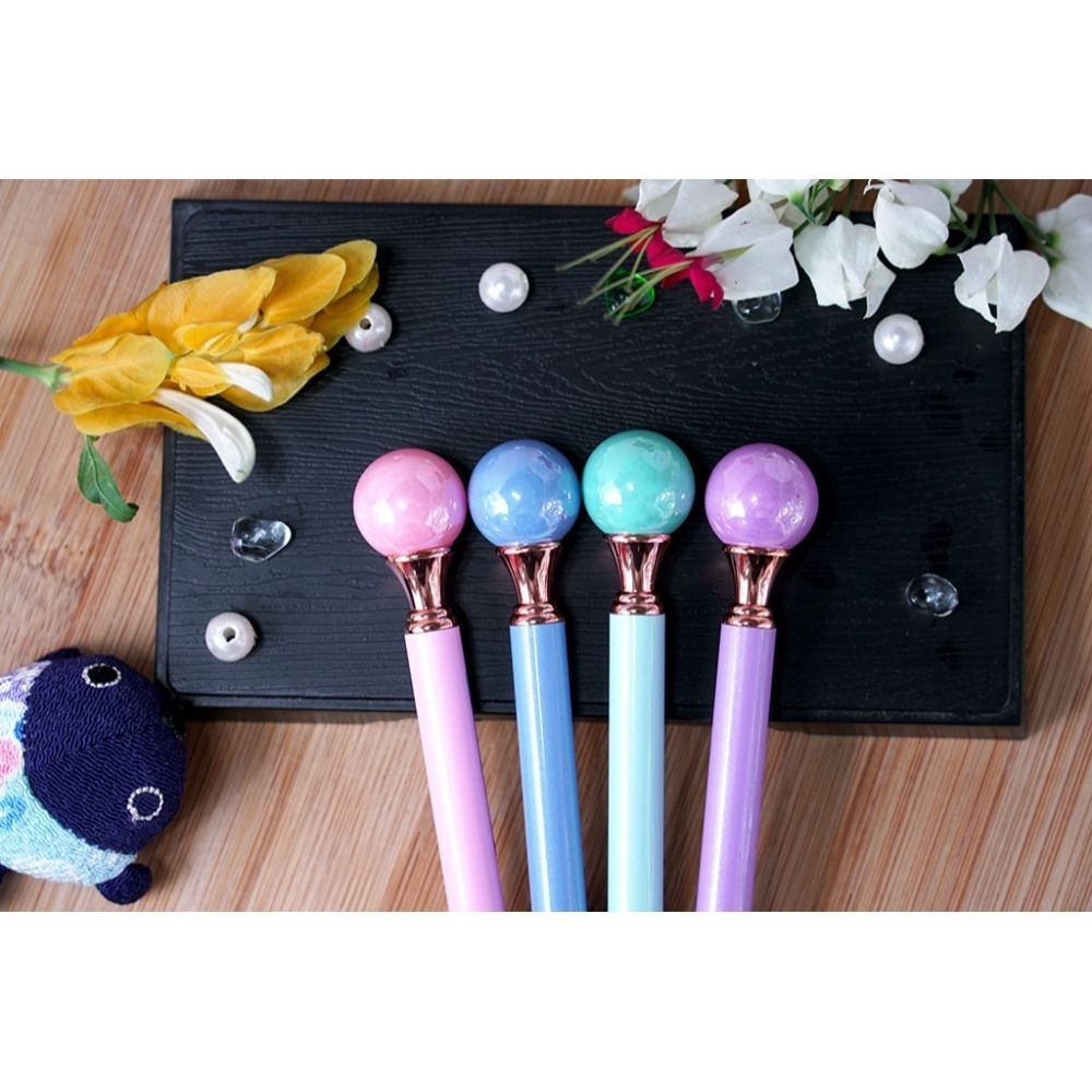 🎀日韓流行🎀日系繽紛糖果不鏽鋼禮品筆 春日和色繡球花 櫻花粉 湖水綠 藍雪花💐婚禮小物 禮物-細節圖3