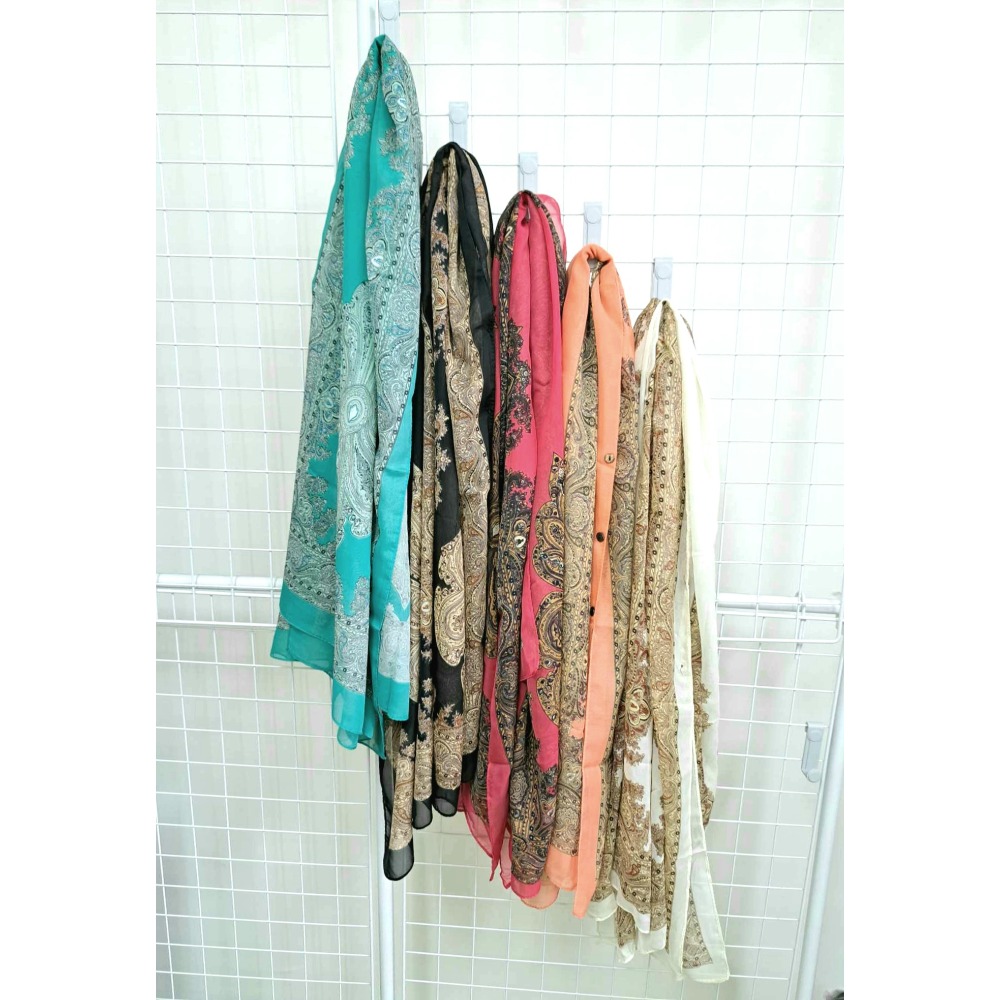 民族風防曬披肩 CHIFFON PONCHO 一件多種穿法 夏季穿搭 海灘透膚罩衫-細節圖4