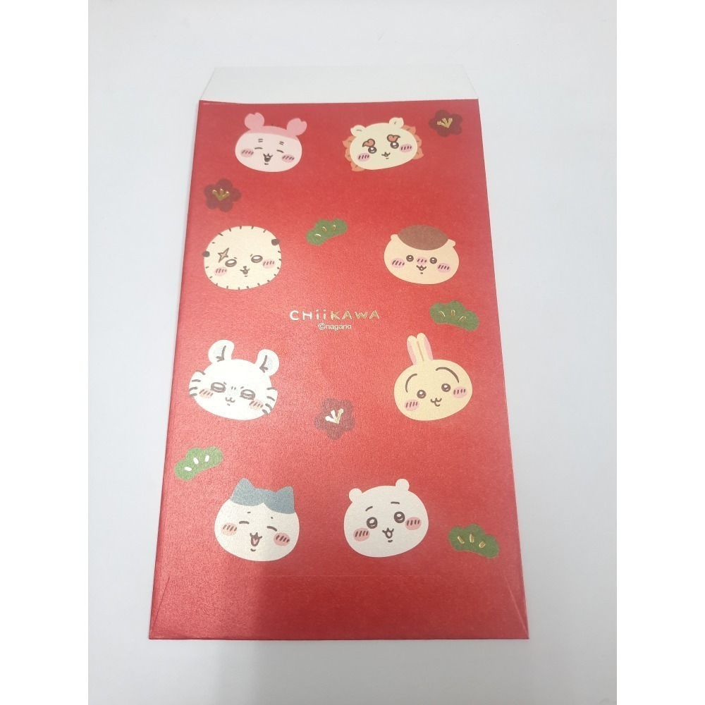 吉伊卡哇 燙金紅包袋 闔家平安/福 一包2入 共兩種設計 CHiiKAWA 新年-細節圖3
