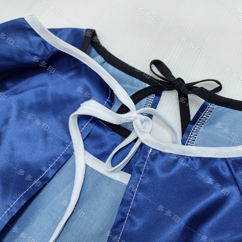 多多印 客製化 長袖圍裙 防潑水圍裙 髮廊沙龍餐廳 寵物店擼貓不粘毛防沾毛 家務反穿式工作服 來圖訂做 一件起訂-細節圖9