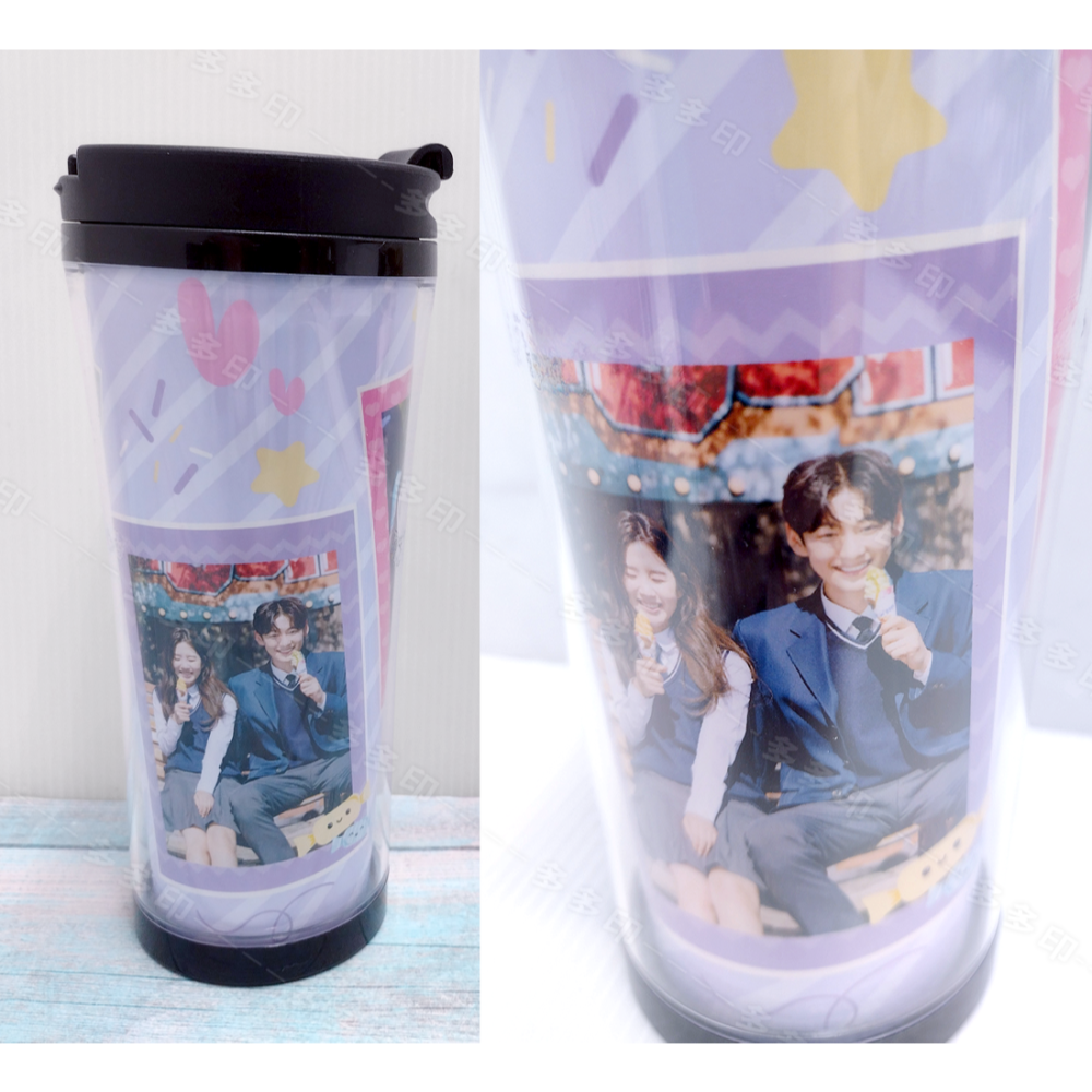 多多印 客製化 隨行杯 星巴克 隨身杯 訂做 不鏽鋼/塑料隔熱杯環保杯 來圖訂製 動漫同人偶像周邊 畢業禮物紀念品客製-細節圖6