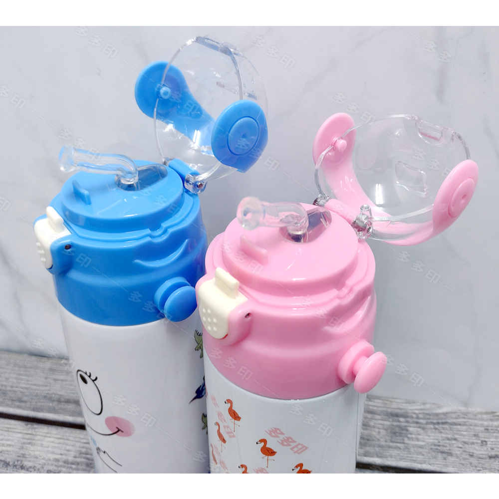 多多印 客製化 透明彈蓋保溫瓶 保溫杯 來圖訂做 保冷瓶杯 訂製 寶貝開學禮物 生日禮物 學校團體活動紀念品招生廣告贈品-細節圖2