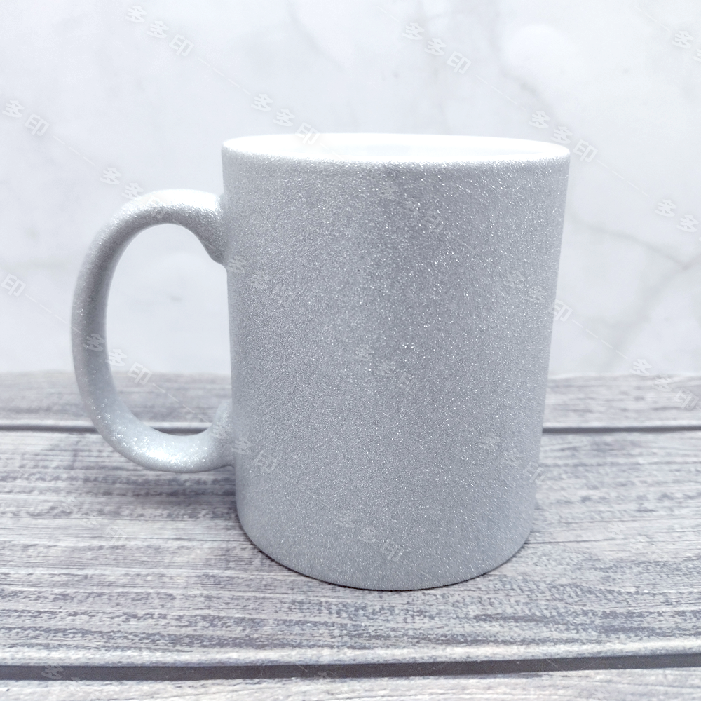 多多印 客製化 星砂杯 金砂金蔥珠光 馬克杯 閃亮杯 附盒 馬克杯 訂做 聖誕節情人節生日禮物 禮贈品 紀念品 來圖訂製-細節圖3