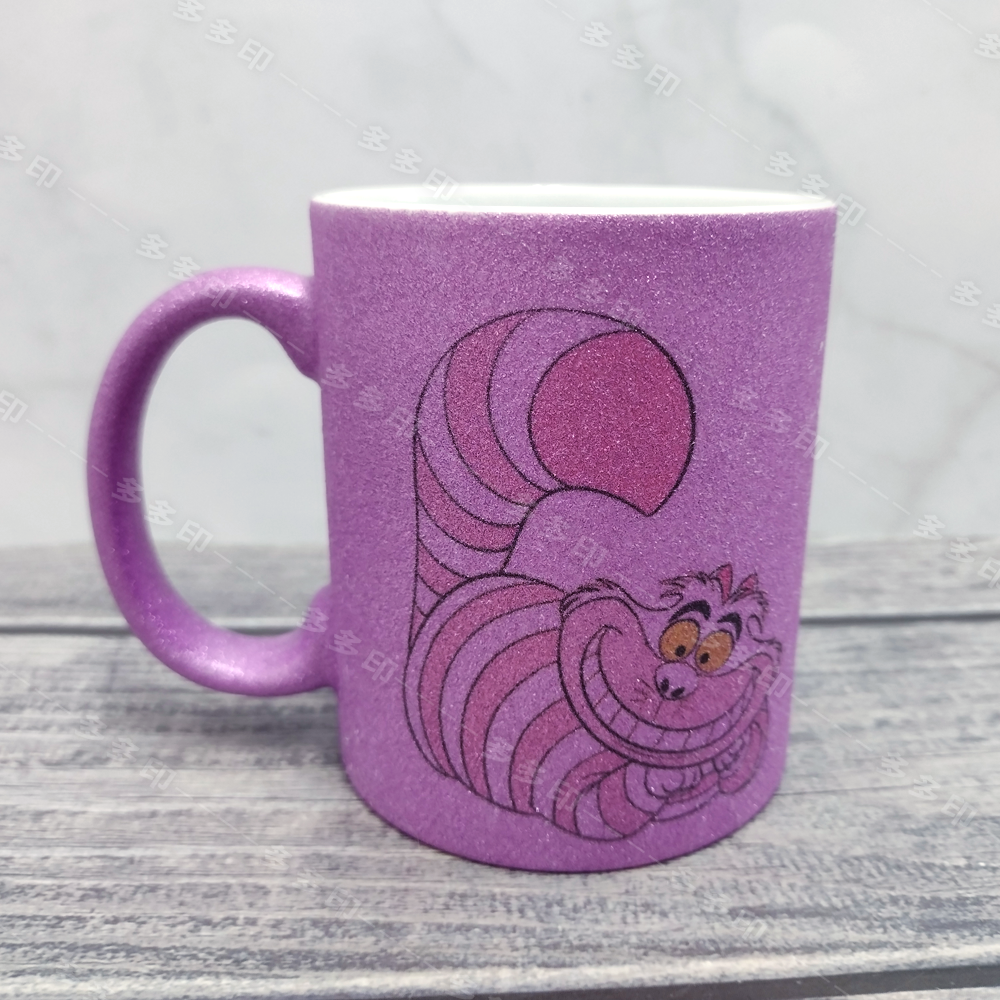 多多印 客製化 星砂杯 金砂金蔥珠光 馬克杯 閃亮杯 附盒 馬克杯 訂做 聖誕節情人節生日禮物 禮贈品 紀念品 來圖訂製-細節圖6