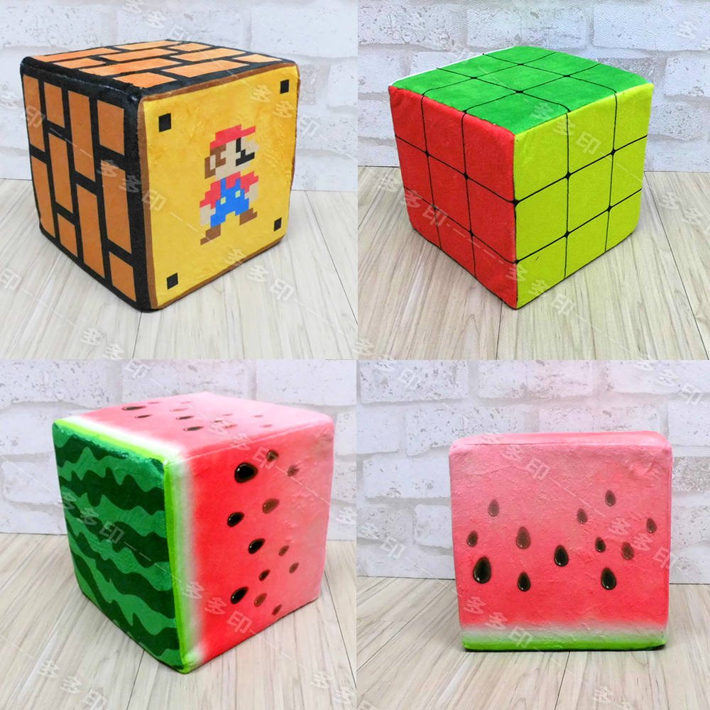 多多印 客製化立體方抱枕 骰子枕 立方體抱枕 高密度泡棉枕心 來圖訂做 相片抱枕 靠枕 尾牙遊戲 生日禮物 紀念品禮贈品-細節圖4