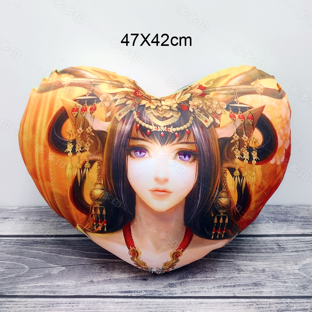 多多印 客製化 心形抱枕 愛心抱枕 短絨雙面抱枕來圖訂製抱枕頭訂做抱枕頭客製抱枕禮贈品團體廣告聖誕節生日禮物-細節圖2