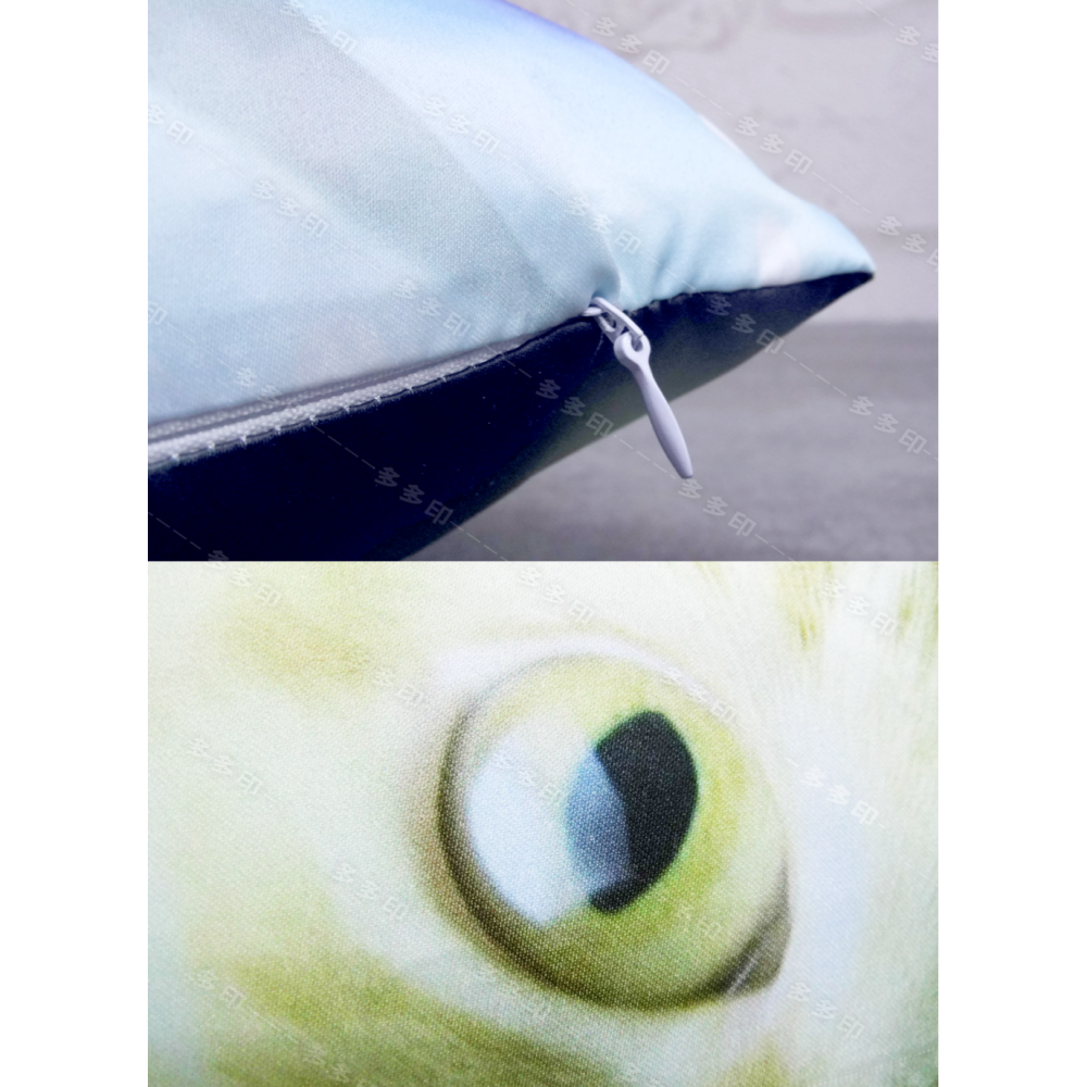 多多印情人節禮物禮品🔥客製化抱枕🔥滿版彩印緞面雙面印製抱枕含枕心 來圖訂製 枕頭 寵物靠墊偶像紀念品 生日禮物 訂做-細節圖5