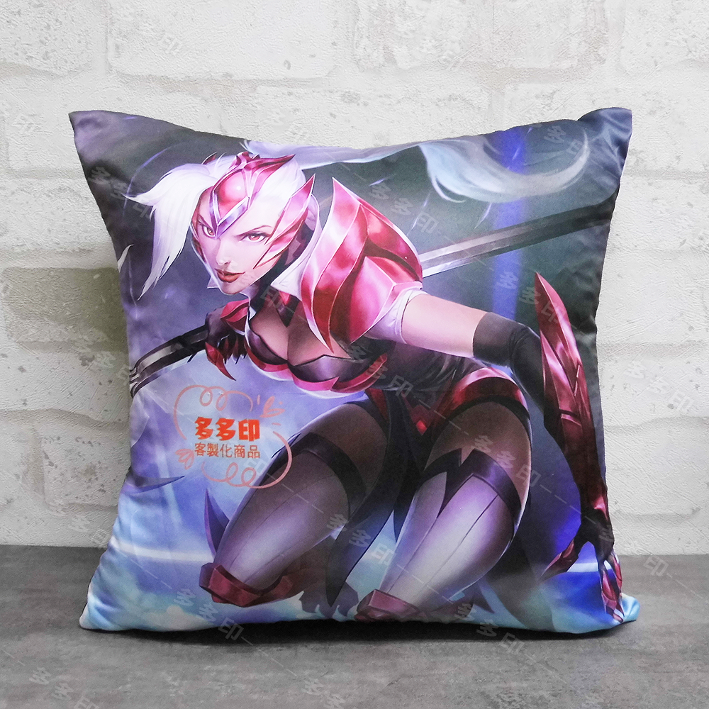 多多印情人節禮物禮品🔥客製化抱枕🔥滿版彩印緞面雙面印製抱枕含枕心 來圖訂製 枕頭 寵物靠墊偶像紀念品 生日禮物 訂做-細節圖6