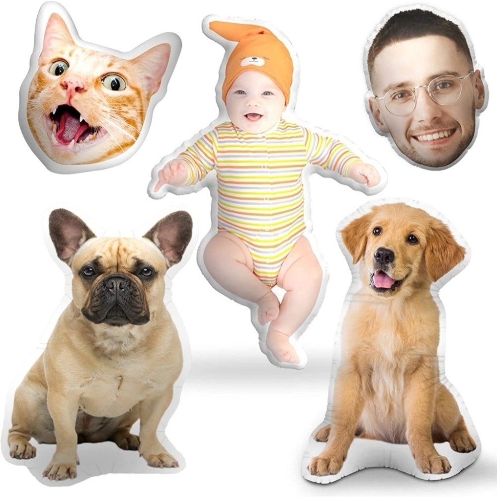 多多印 客製化 造型抱枕 造型枕 立體寵物抱枕 訂製 擬真抱枕 仿真抱枕 造形抱枕 來圖訂做 寵物小孩 紀念日 禮物贈品-細節圖2