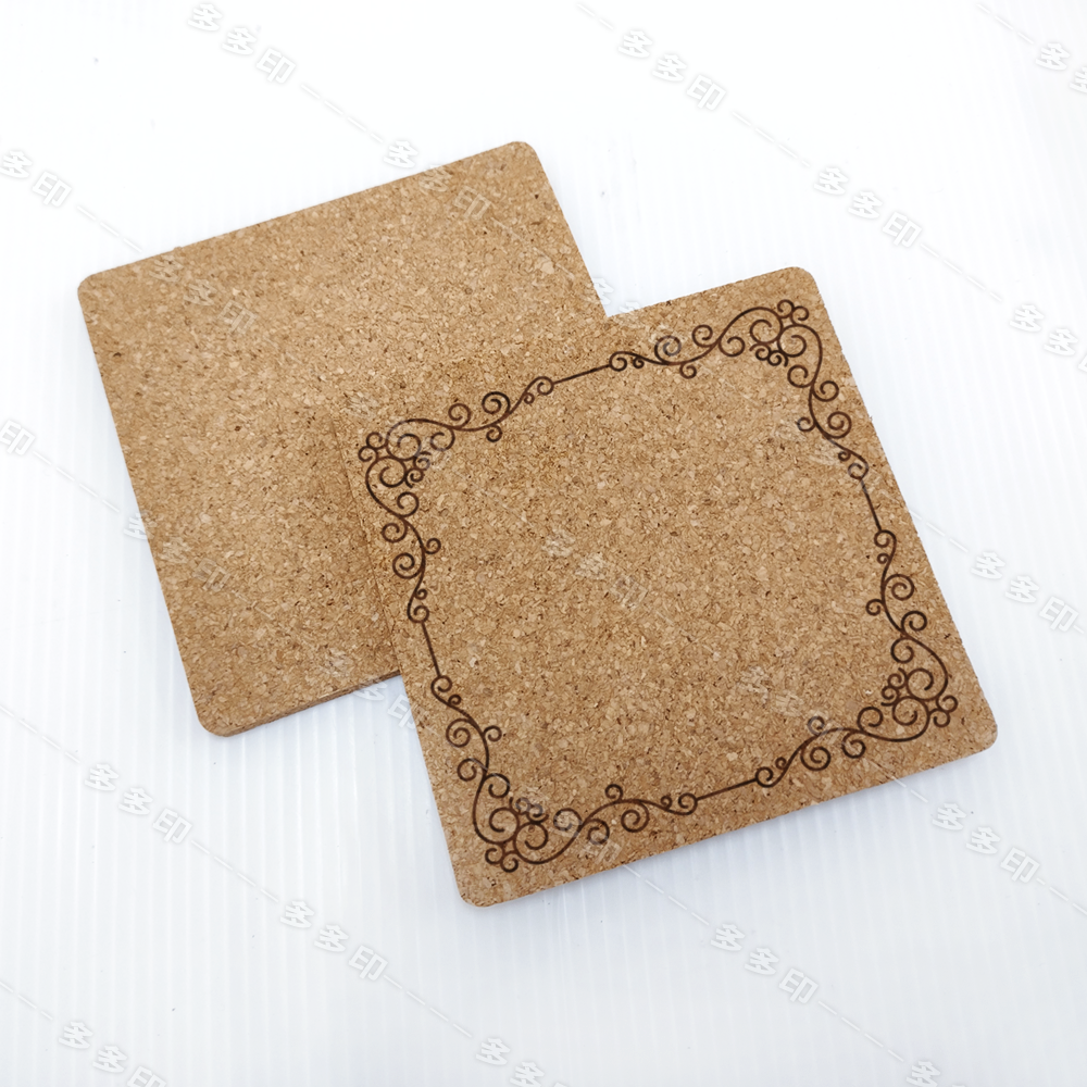 多多印 客製化 雷雕軟木杯墊 雷射雕刻杯墊 來圖訂製 LOGO 公司學校團體活動紀念品 訂做 生日禮物情人節 禮贈品訂製-細節圖8