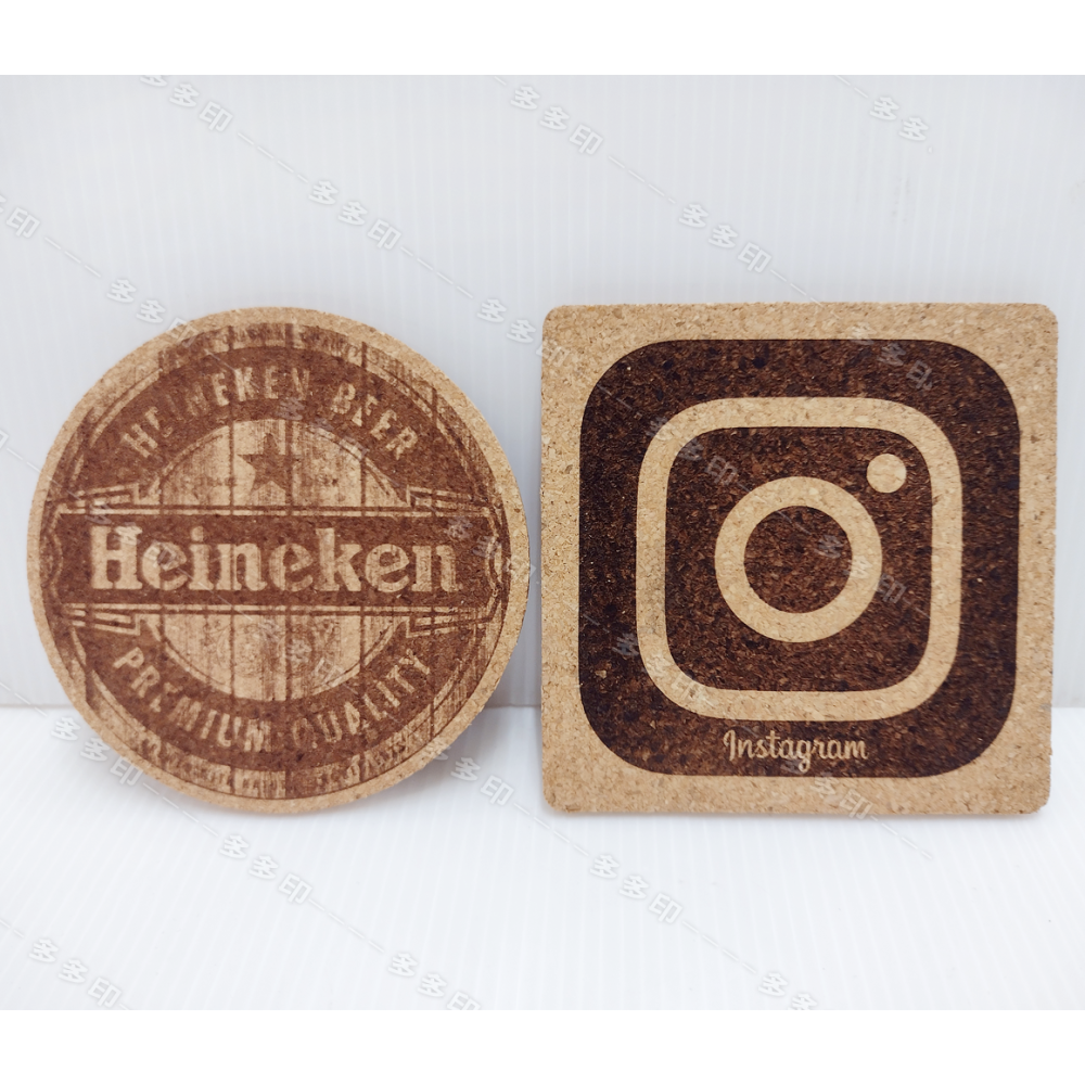 多多印 客製化 雷雕軟木杯墊 雷射雕刻杯墊 來圖訂製 LOGO 公司學校團體活動紀念品 訂做 生日禮物情人節 禮贈品訂製-細節圖9