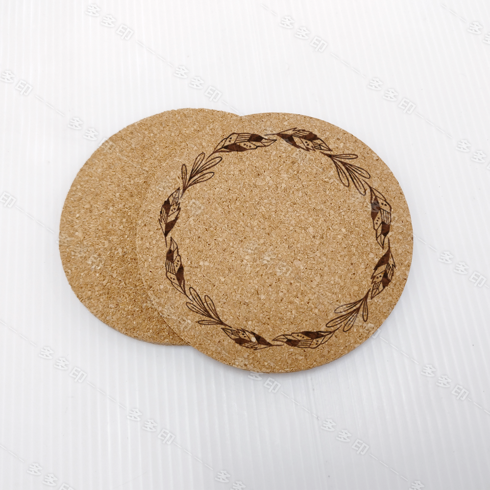 多多印 客製化 雷雕軟木杯墊 雷射雕刻杯墊 來圖訂製 LOGO 公司學校團體活動紀念品 訂做 生日禮物情人節 禮贈品訂製-細節圖10