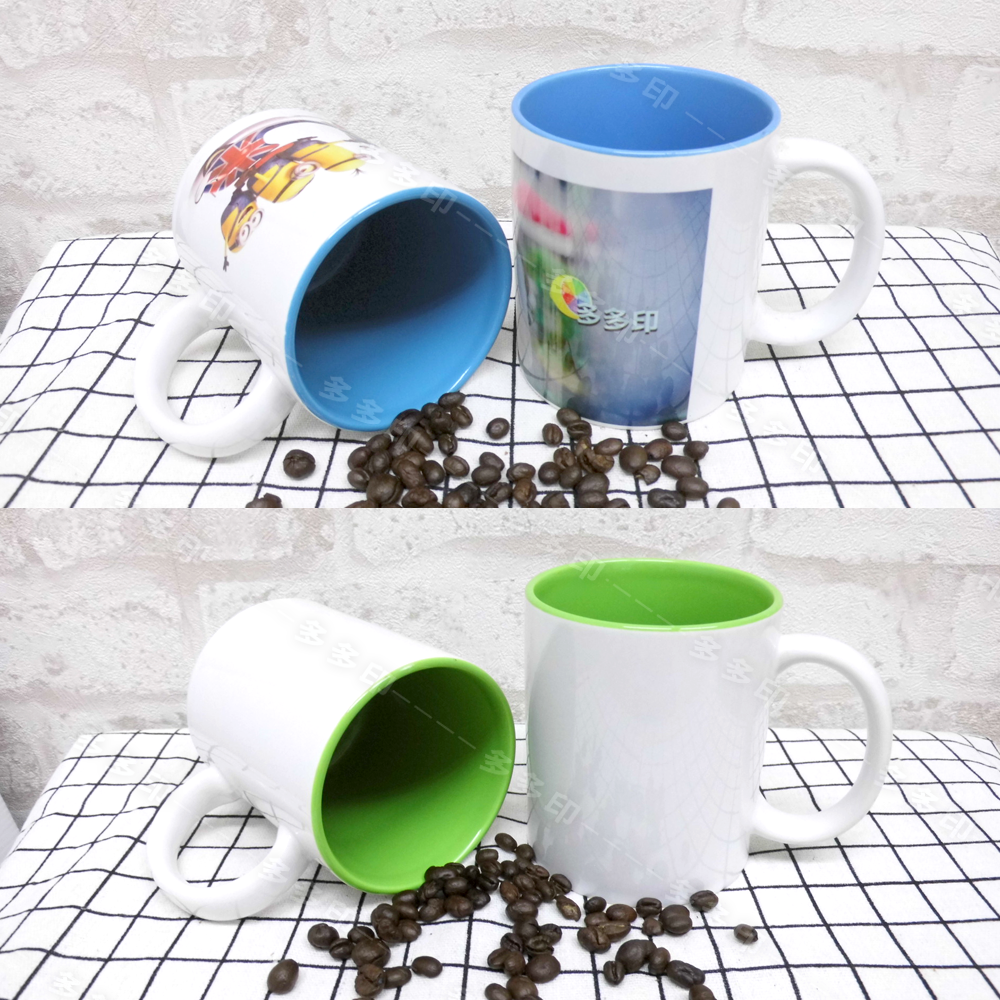 多多印 客製化 內彩馬克杯 內彩杯 愛心杯把/圓杯把 咖啡杯 影像杯 馬克杯 來圖訂製 公司團體學校紀念品 生日畢業禮物-細節圖4