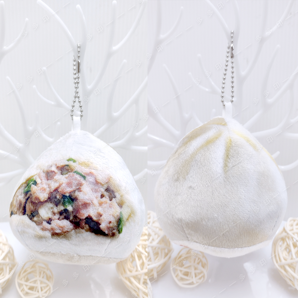 多多印 客製化 毛絨豆袋團子吊飾 偶像動漫同人周邊絨毛掛件 訂製 來圖訂做 吊飾 娃娃  交換禮物 畢業 生日禮物 訂做-細節圖6