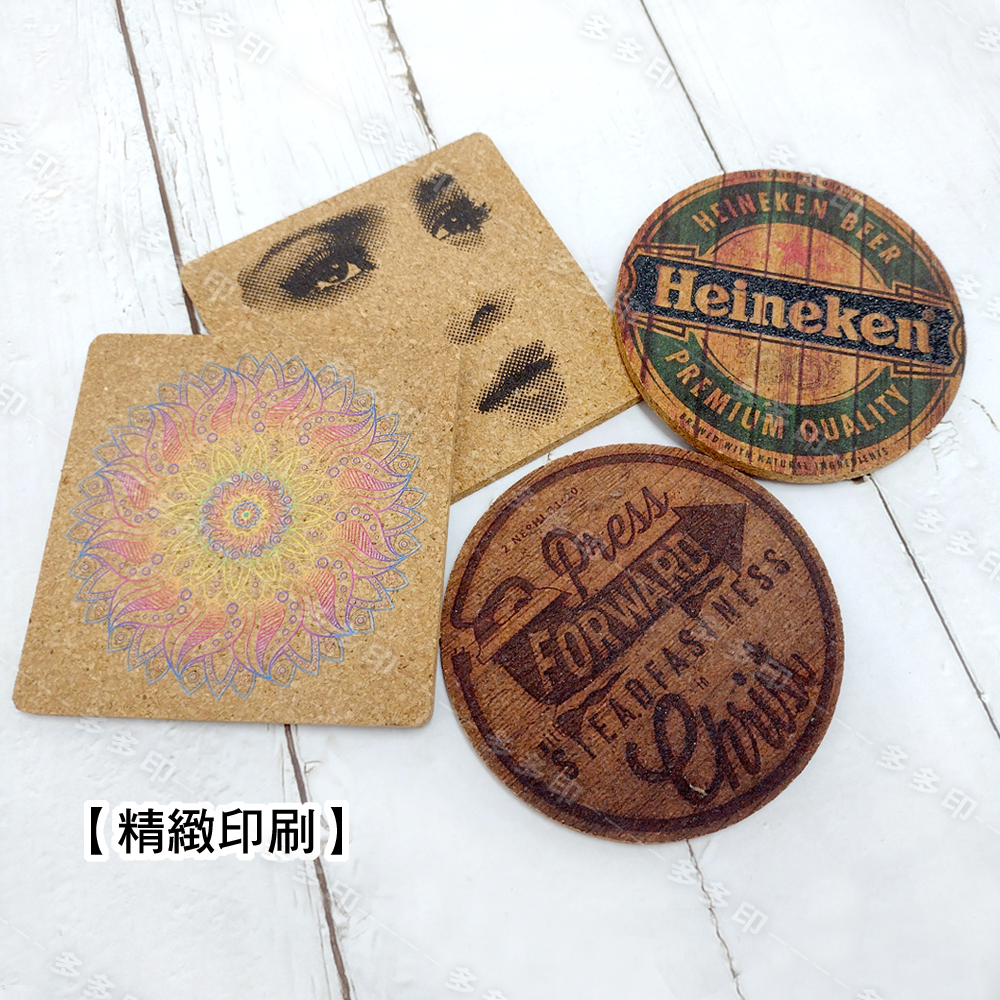 多多印 客製化 吸水杯墊 陶瓷杯墊 軟木杯墊 來圖訂做 杯墊 精緻印刷 公司團體活動禮贈品紀念品 偶像動漫周邊 訂製-細節圖4
