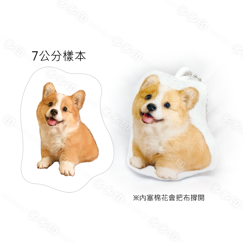 多多印 客製化 造型抱枕吊飾 來圖訂製 小抱枕吊飾 造型抱枕鑰匙圈 工商團體活動宣傳贈品 偶像明星動漫周邊網紅周邊紀念品-細節圖8