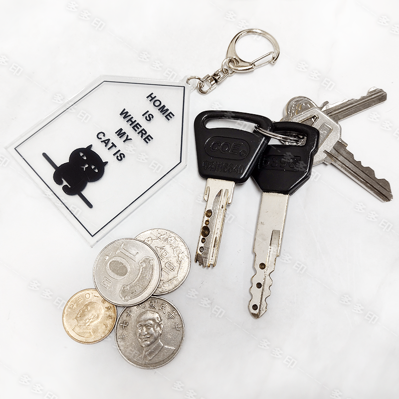 多多印 客製化 壓克力造型鑰匙圈 吊飾 掛飾 訂製 壓克力 鑰匙圈 訂做 寵物 情侶 動漫偶像偶像應援周邊 紀念品禮贈品-細節圖9