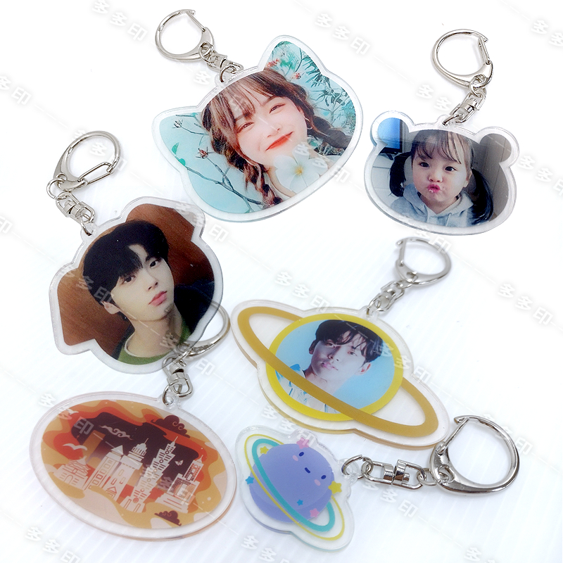 多多印 客製化 壓克力造型鑰匙圈 吊飾 掛飾 訂製 壓克力 鑰匙圈 訂做 寵物 情侶 動漫偶像偶像應援周邊 紀念品禮贈品-細節圖10