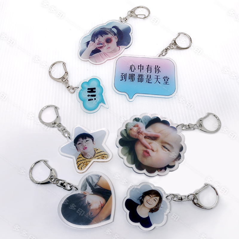 多多印 客製化 壓克力造型鑰匙圈 吊飾 掛飾 訂製 壓克力 鑰匙圈 訂做 寵物 情侶 動漫偶像偶像應援周邊 紀念品禮贈品-細節圖11