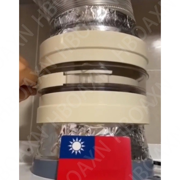 排油煙機 止回閥 抽取式防蟲 防止風回灌回流磁吸拆洗 抽油煙機專用 無底座無須鑽孔 非牆壁面 煙道逆止閥 止逆閥 防蟲閥-細節圖6