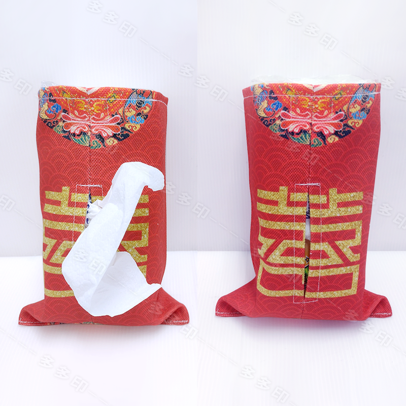 多多印 客製化 面紙套 紙巾袋 來圖訂製 個性化 面紙盒布套 公司團體學校紀念品 動漫同人偶像明星應援周邊 訂做-細節圖4